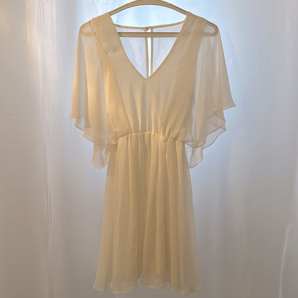 Off white/cream flowy dress from ASOS